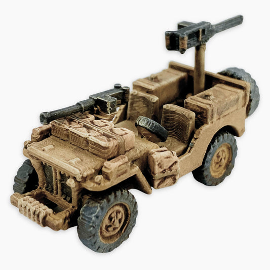 Painted SAS Jeep 1:72 "20mm" scale