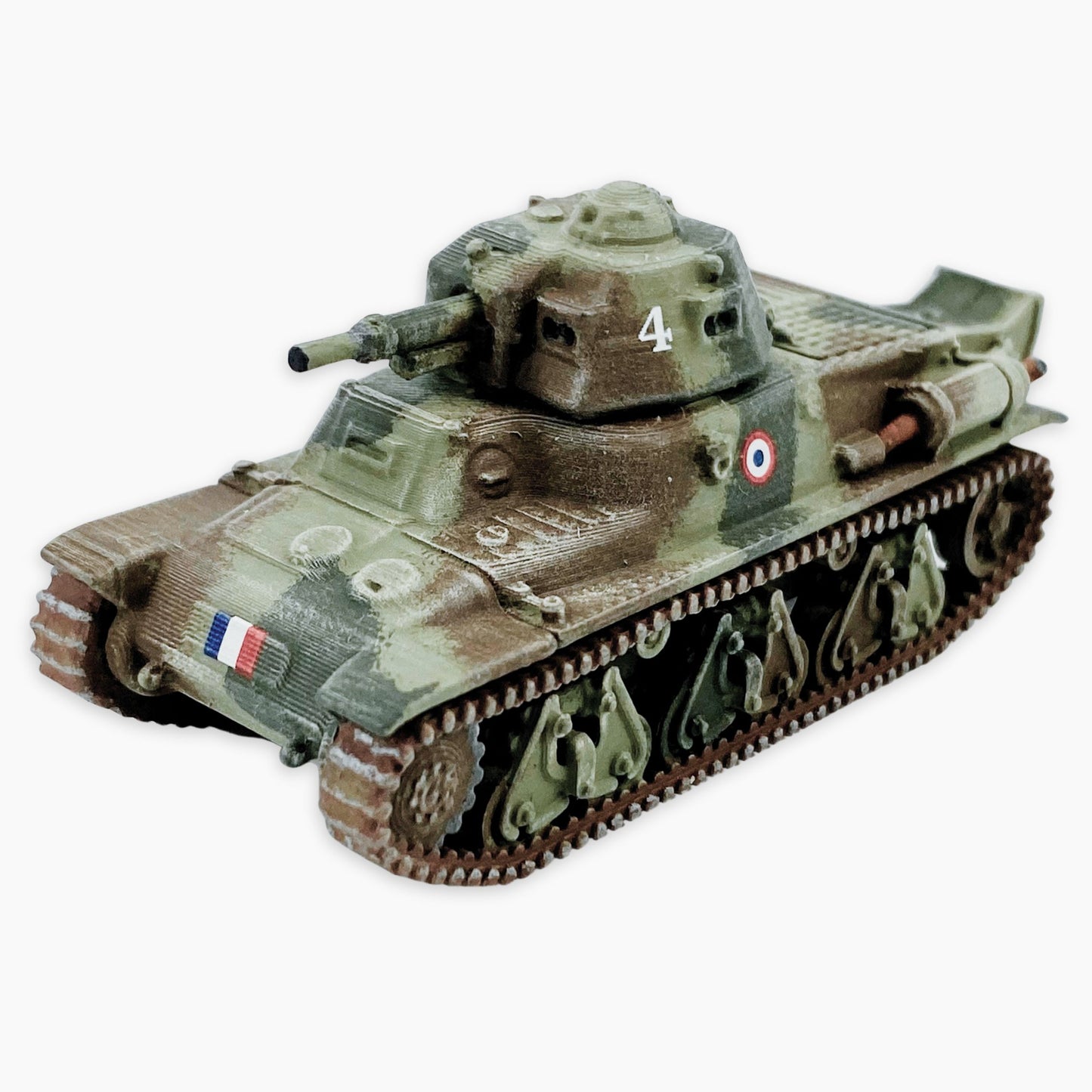 Painted Hotchkiss H39 1:72 "20mm" scale