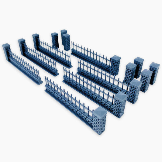 Stone Walls Fence Set (short)