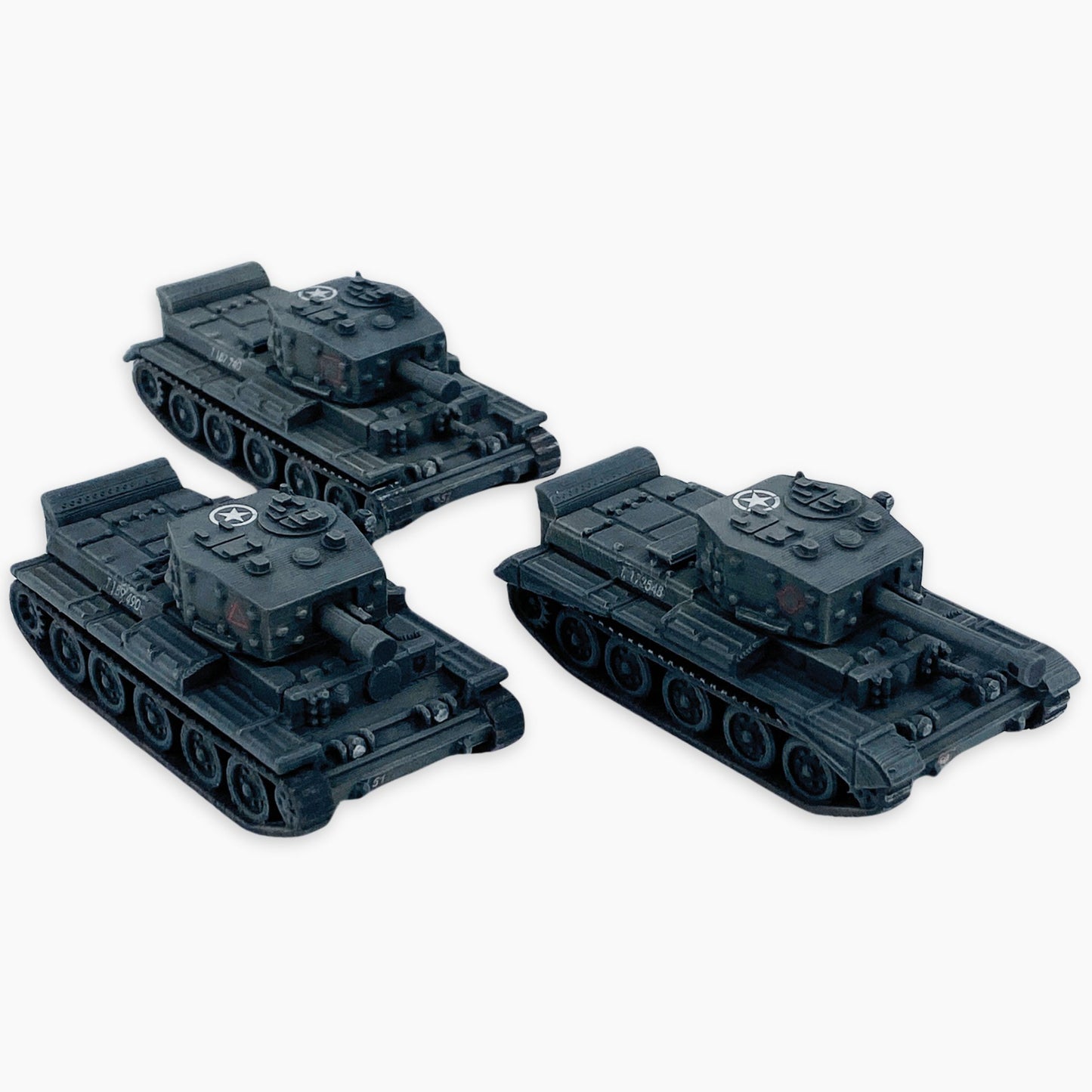 HO scale Painted Cromwells Pack of 3