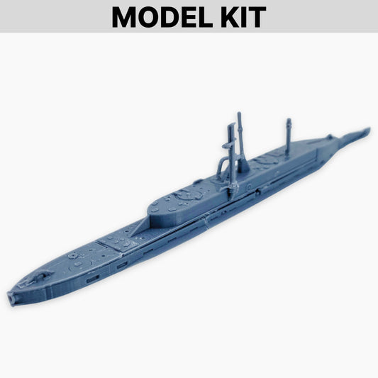 X-Craft Submarine (waterline docked)