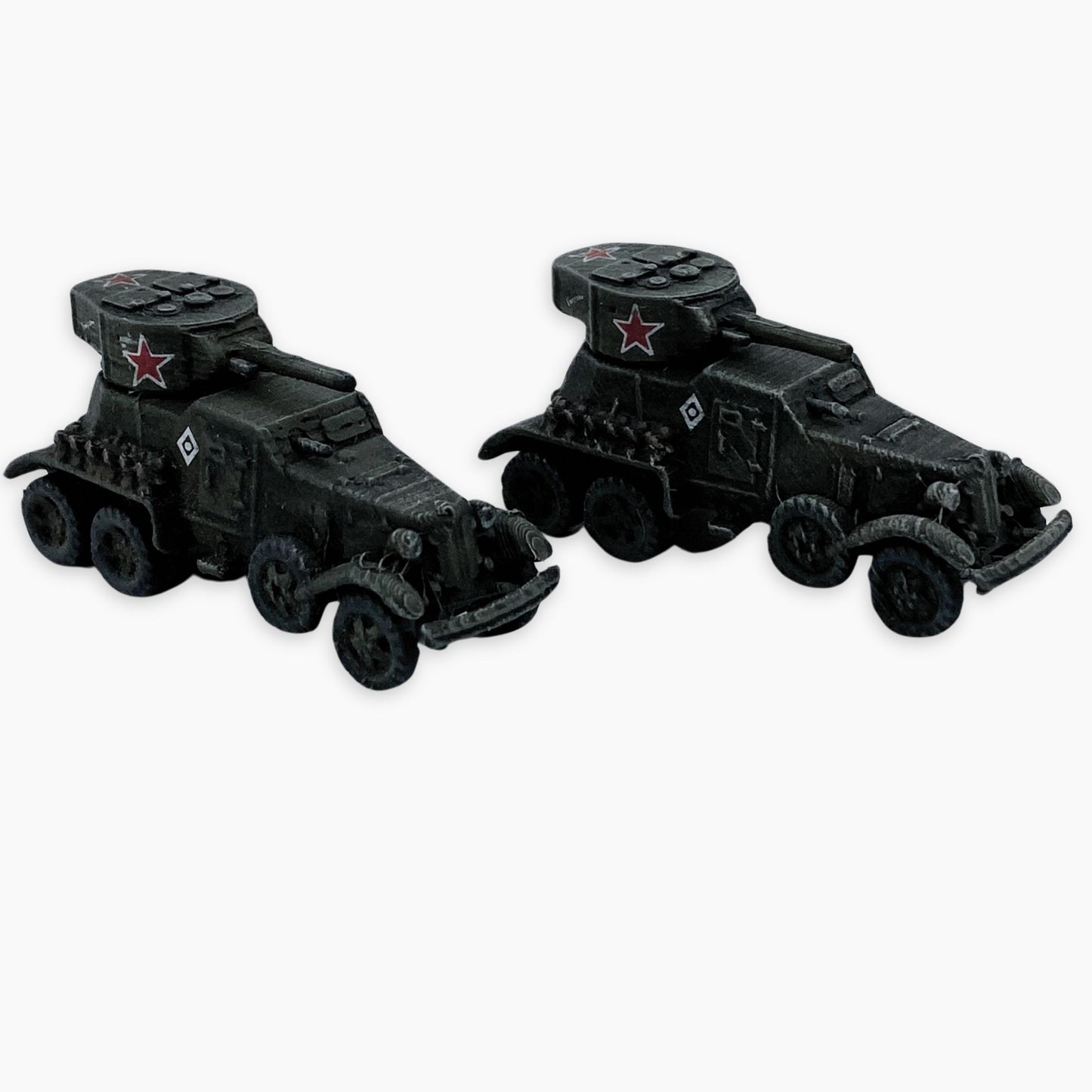 12mm Painted BA Armored Car Pack of 2