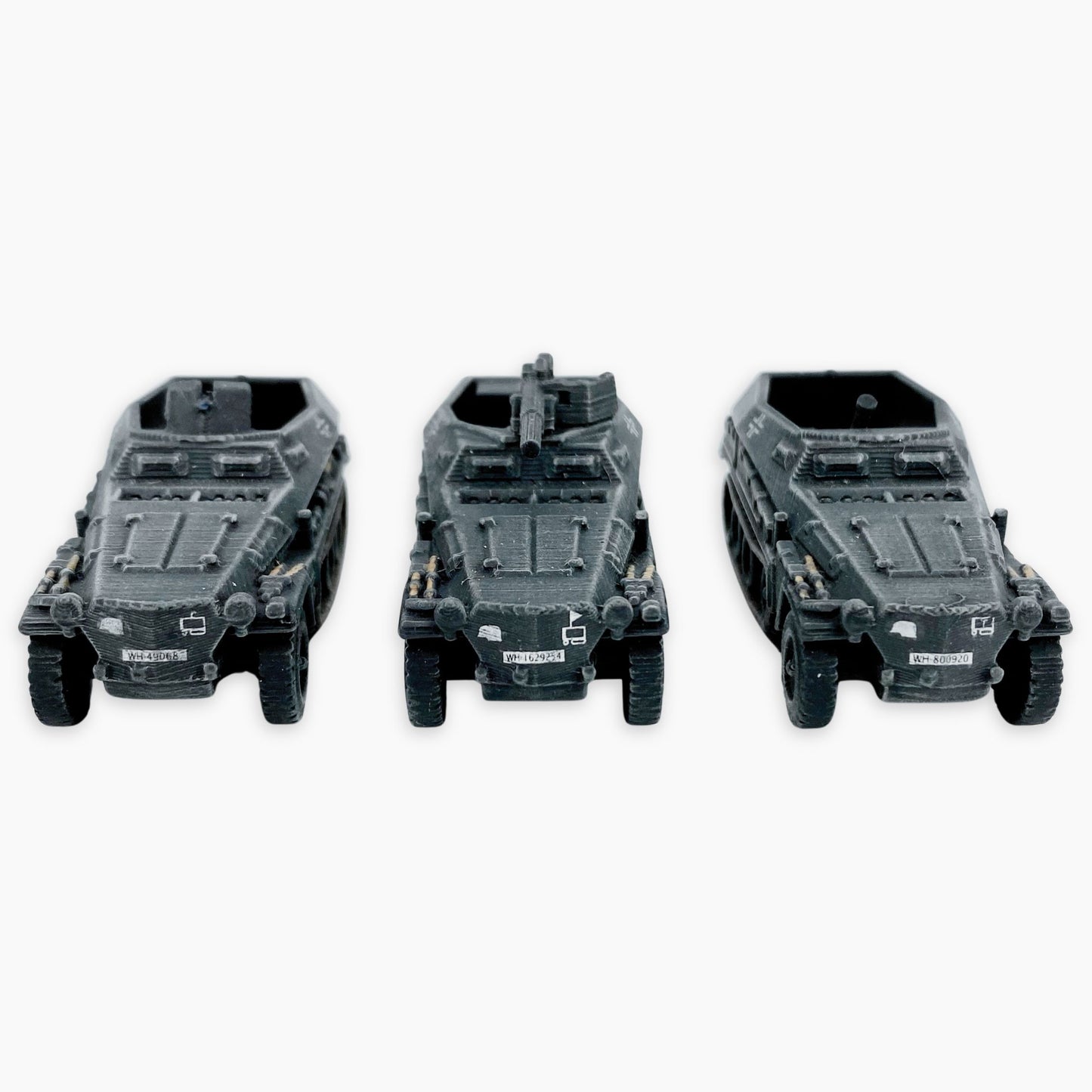 Painted Sd.Kfz. 250 Set of 3 1:87 "HO" scale
