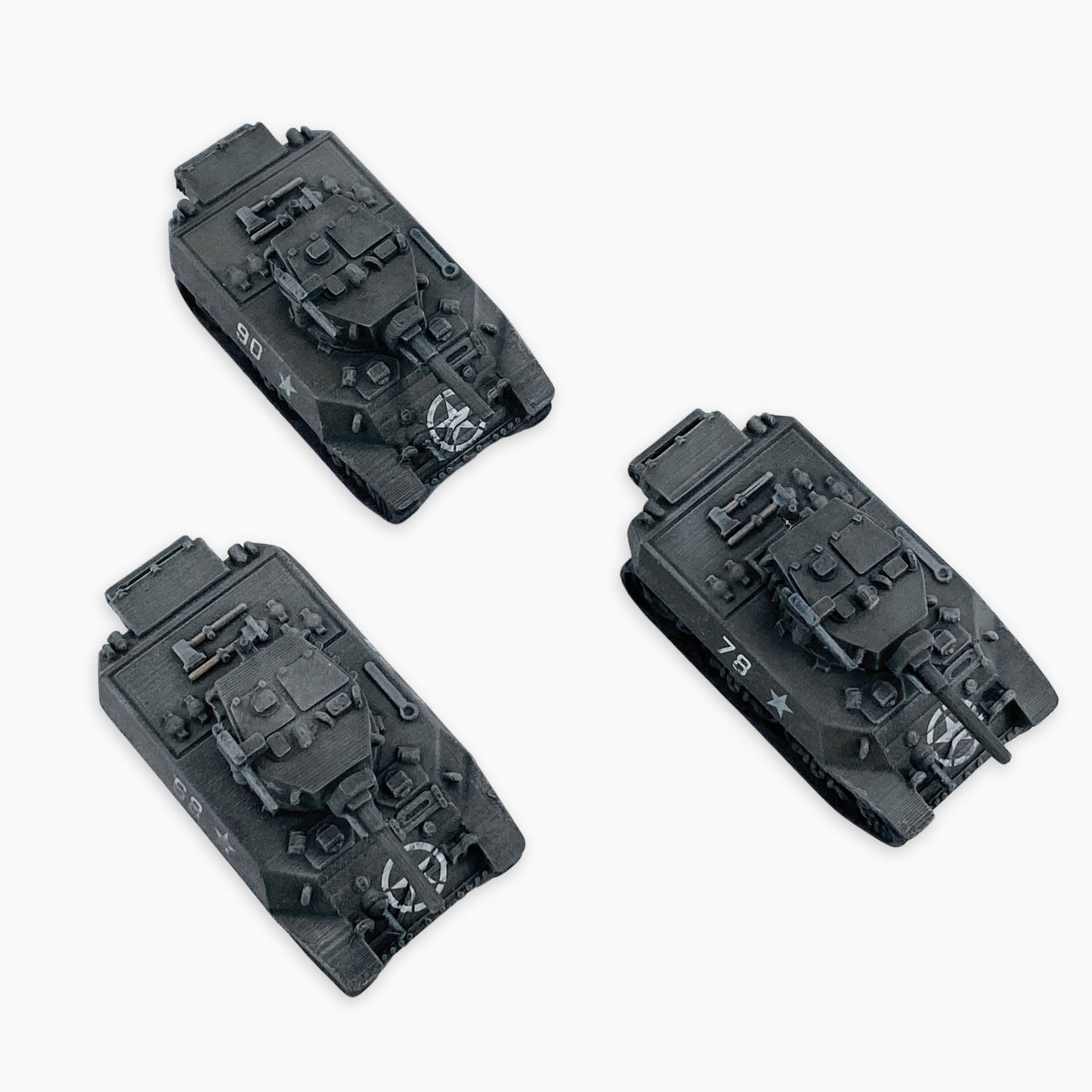 1:72 scale Painted Stuart Pack of 3