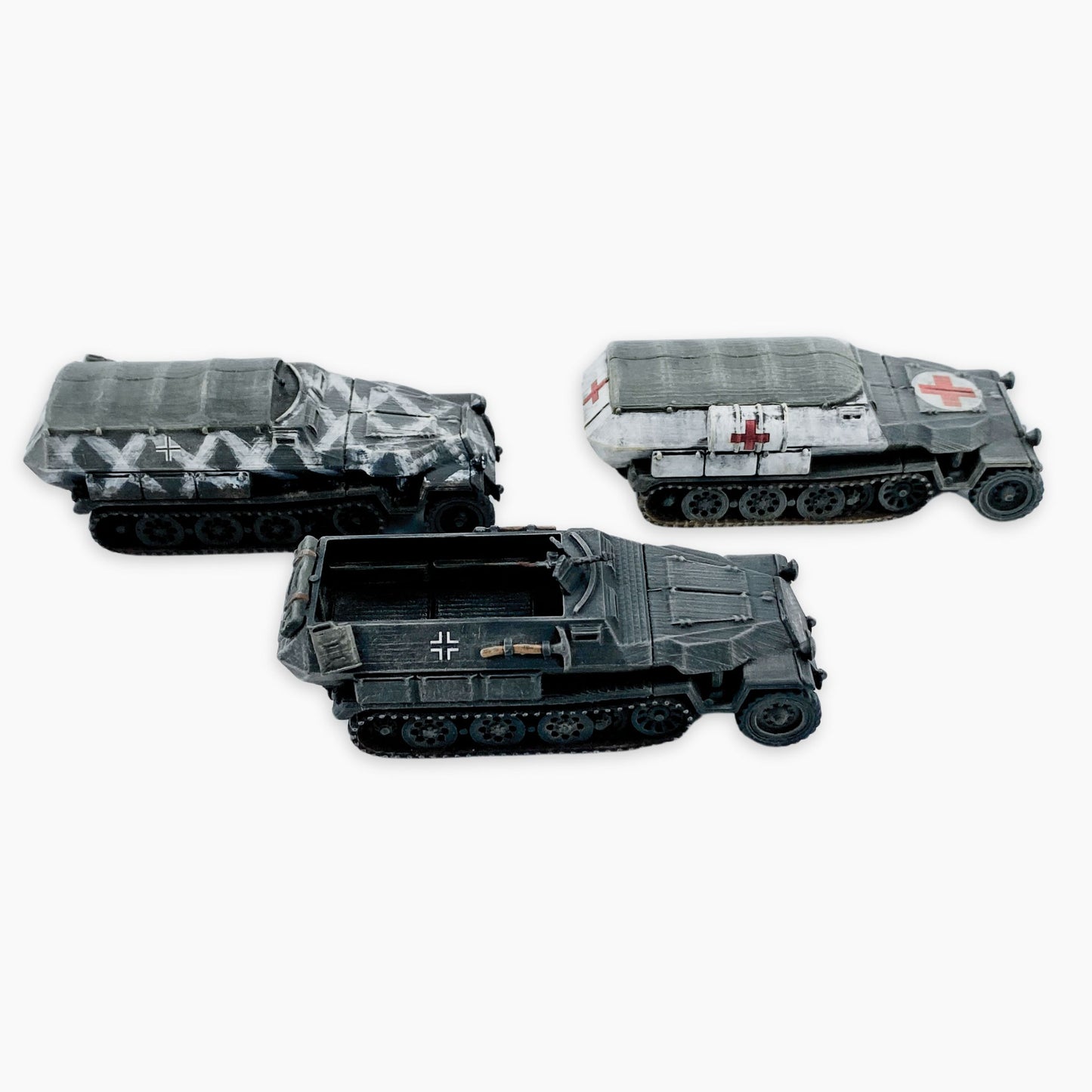 1:72 scale Painted Sd.Kfz. 251 Pack of 3