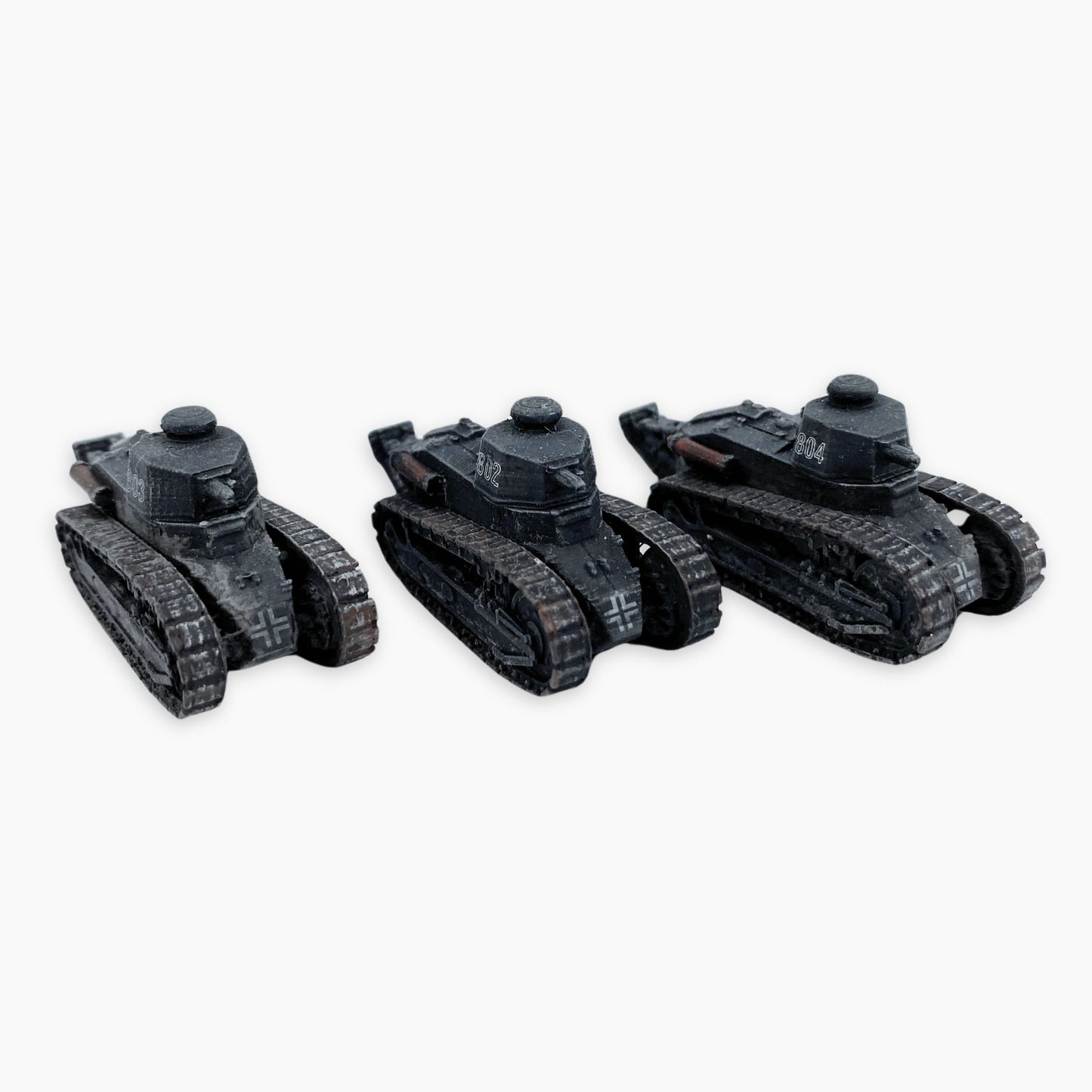 15mm Painted Renault FT17 Pack of 3