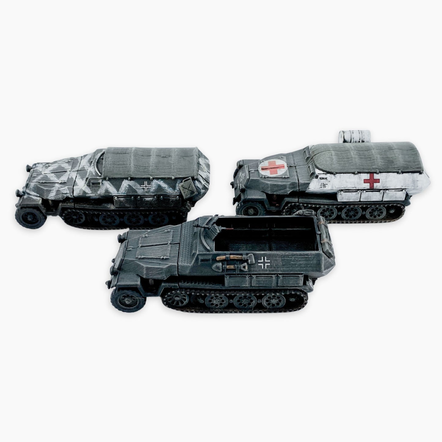 1:72 scale Painted Sd.Kfz. 251 Pack of 3