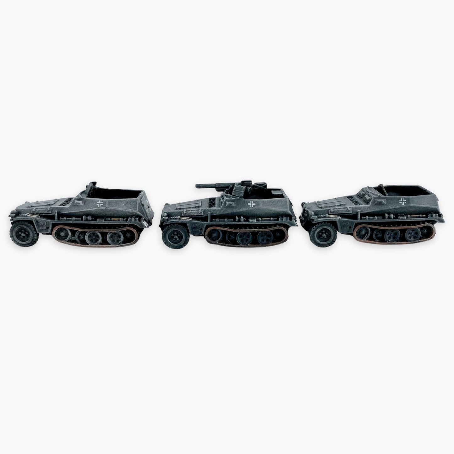 Painted Sd.Kfz. 250 Set of 3 1:87 "HO" scale