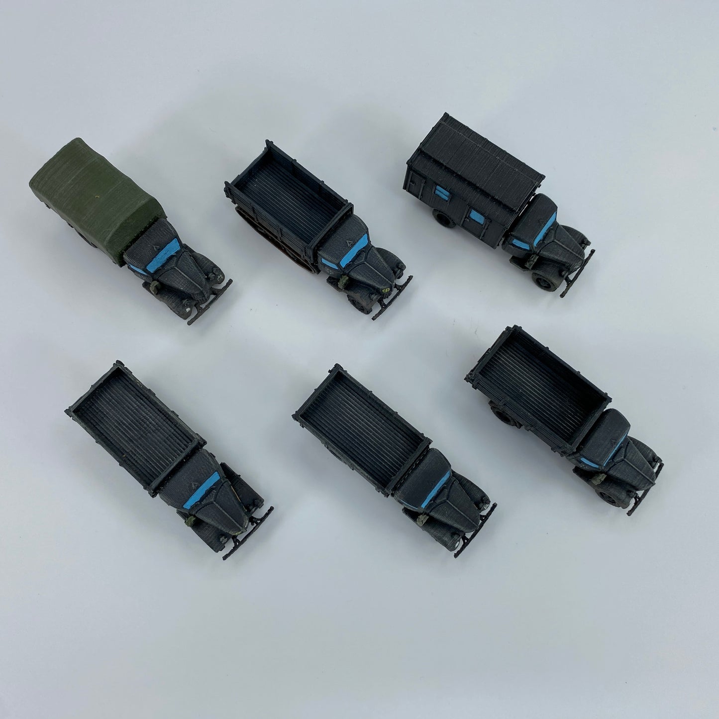 15mm Painted Ford V3000s Pack of 6