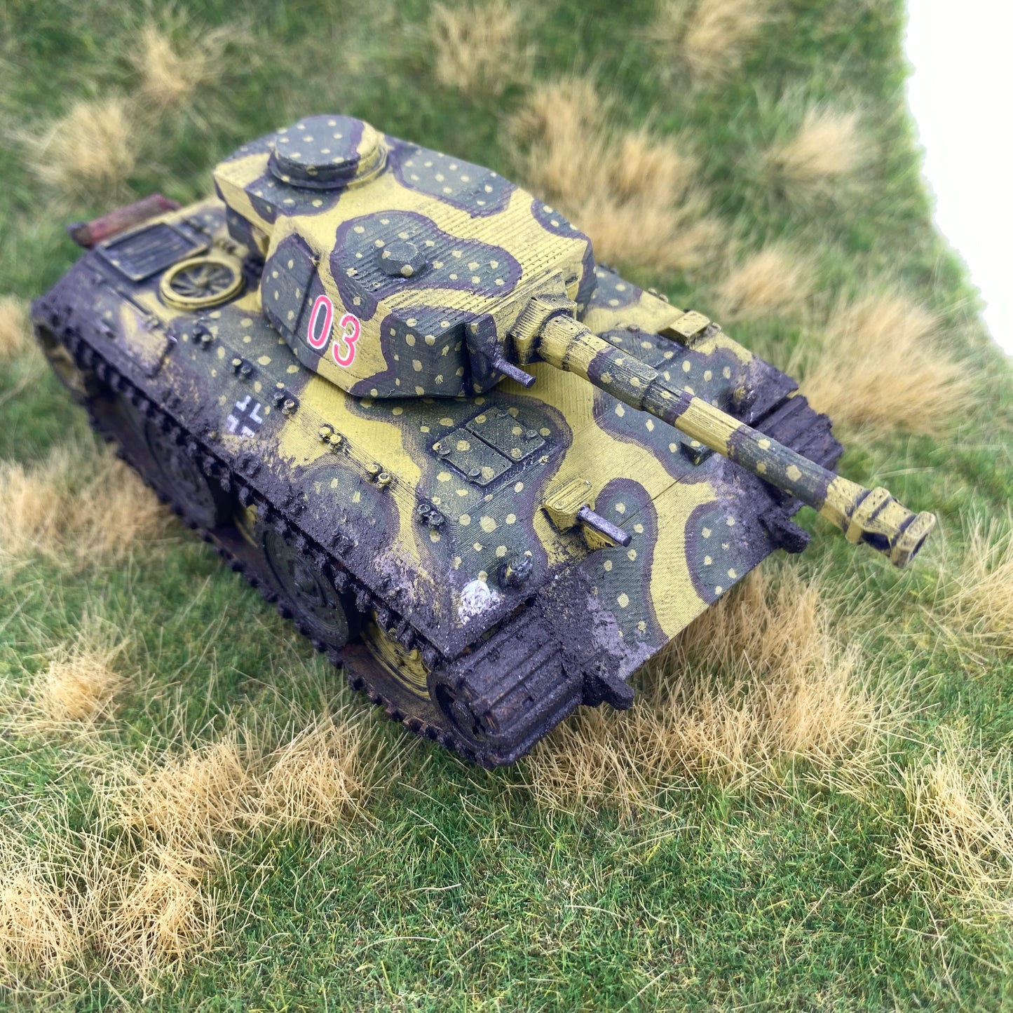 28mm Painted Panzer E-25