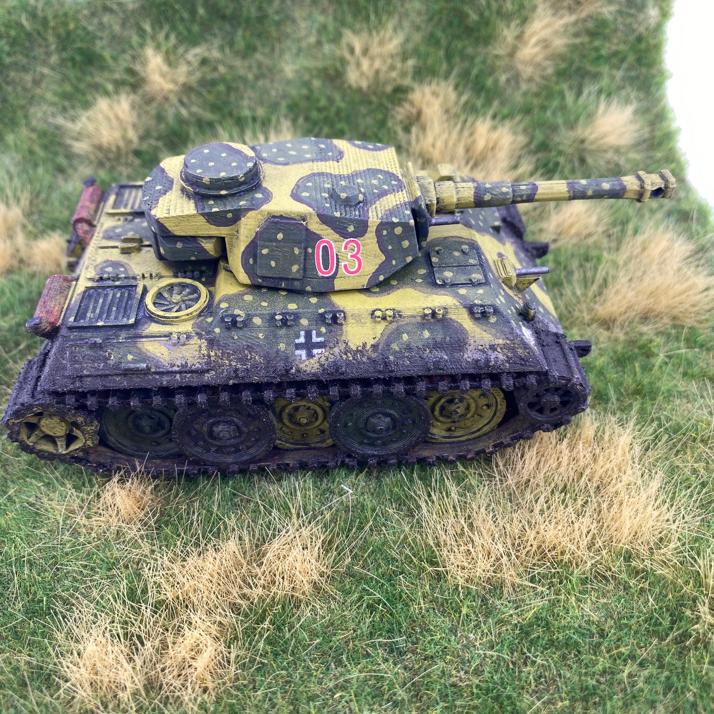 28mm Painted Panzer E-25