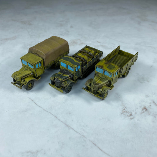 15mm Painted Ford V3000 (late war) Pack of 3