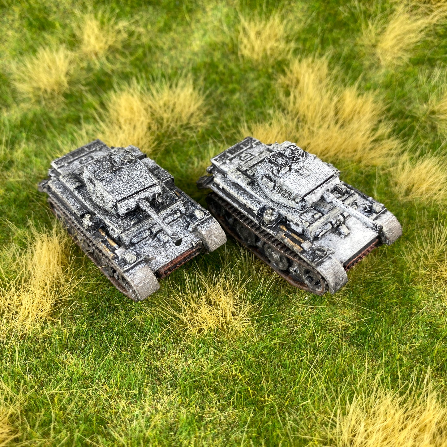 15mm Painted Panzer II Luchs Pack of 2