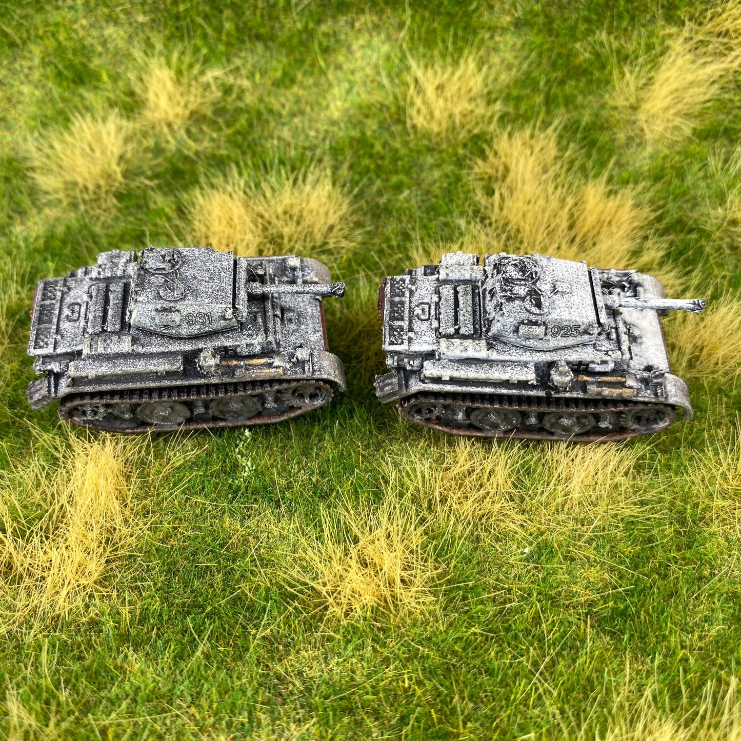 15mm Painted Panzer II Luchs Pack of 2