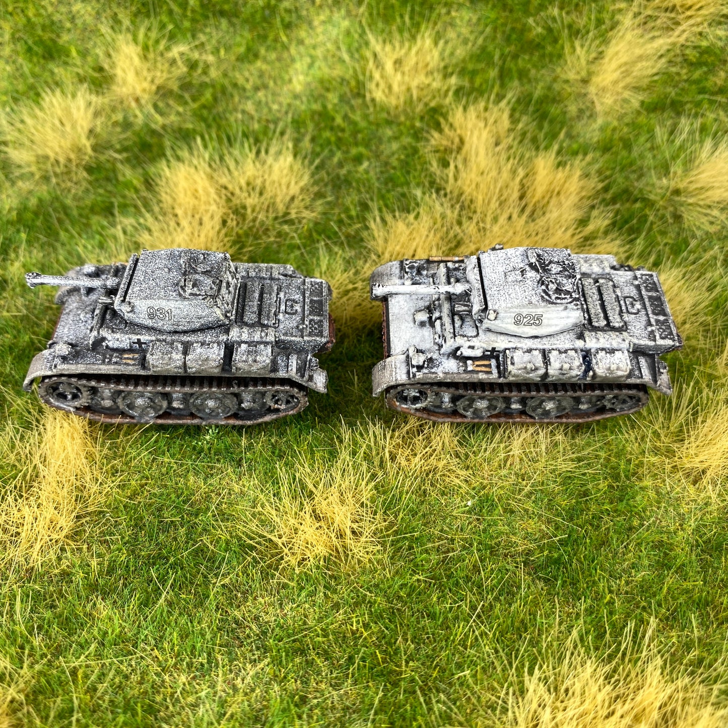 15mm Painted Panzer II Luchs Pack of 2