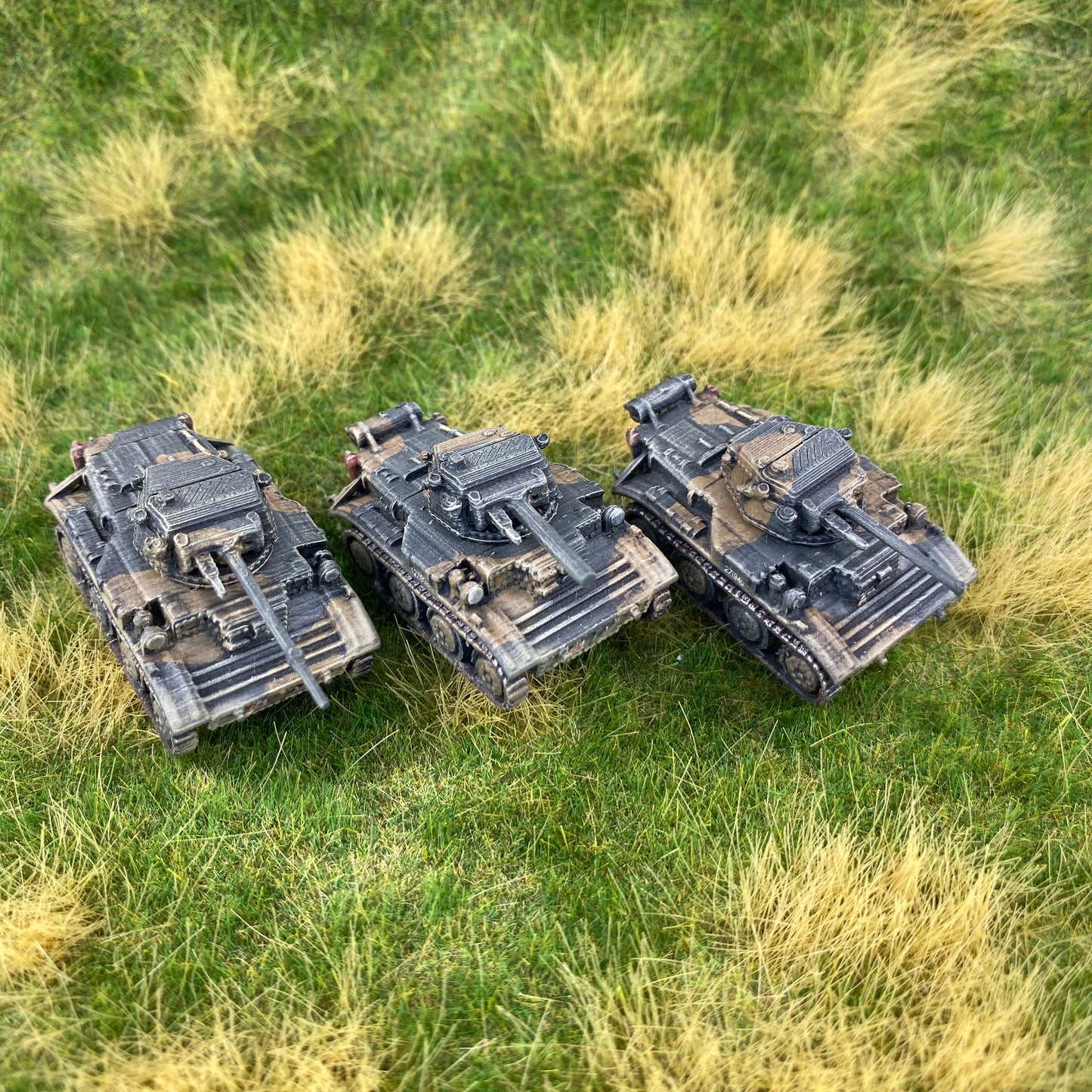 15mm Painted Light Tank Mk VII Tetrarch Pack of 3