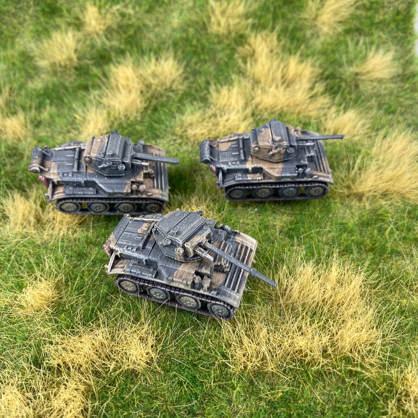 15mm Painted Light Tank Mk VII Tetrarch Pack of 3