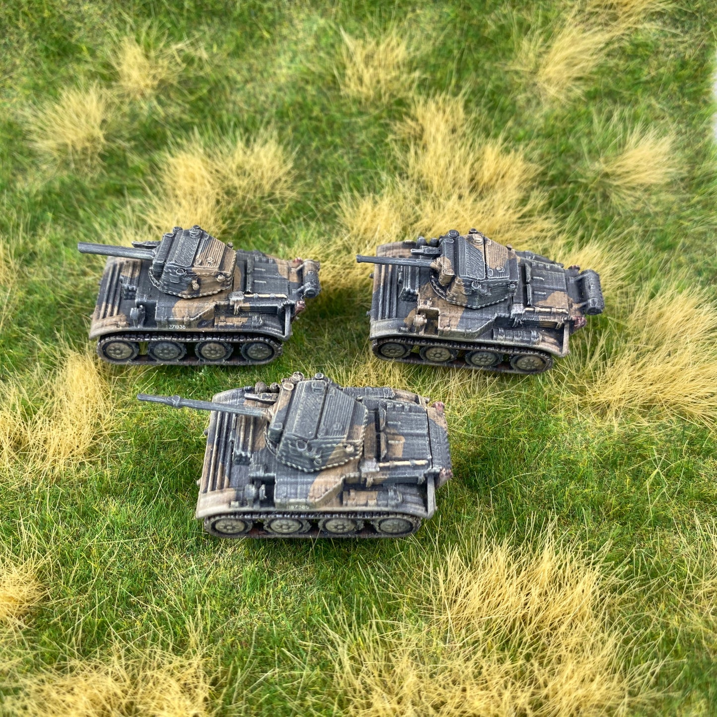 15mm Painted Light Tank Mk VII Tetrarch Pack of 3