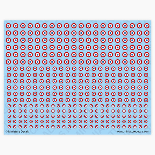 Roundel of France Waterslide Decals