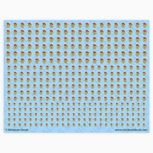 Soviet Guards Waterslide Decals (left side)