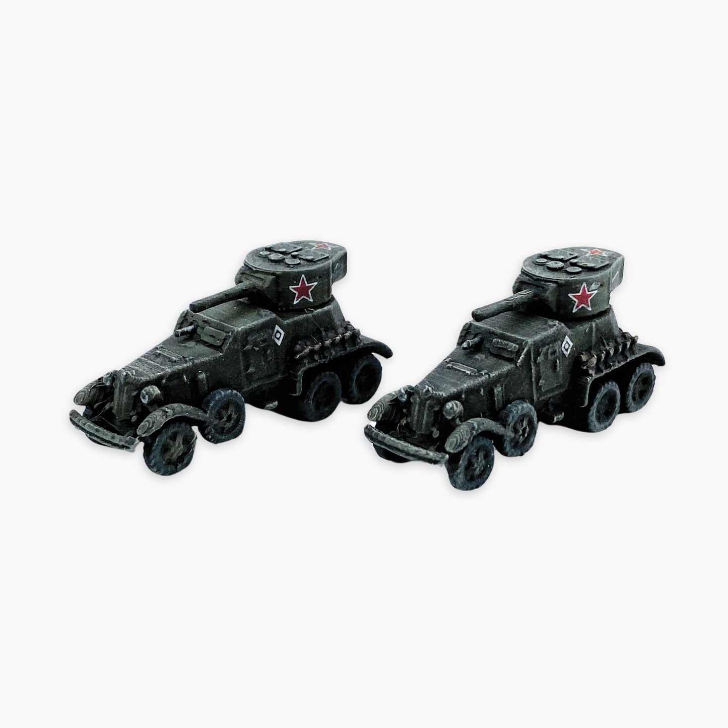 12mm Painted BA Armored Car Pack of 2