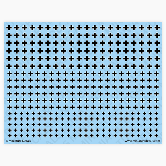 Balkenkreuz Cross (rare) Waterslide Decals