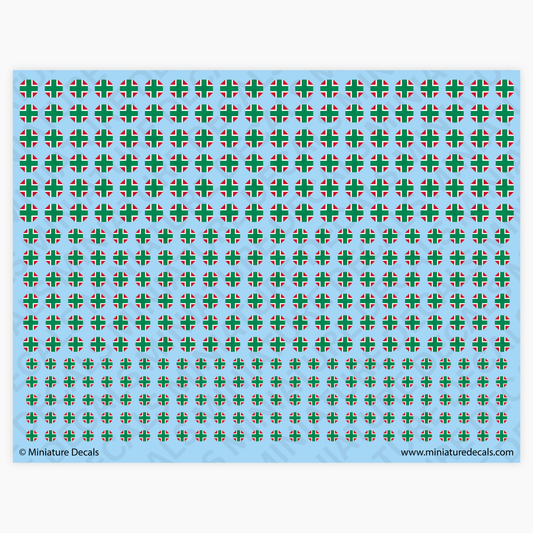 Hungarian Balkenkreuz Waterslide Decals
