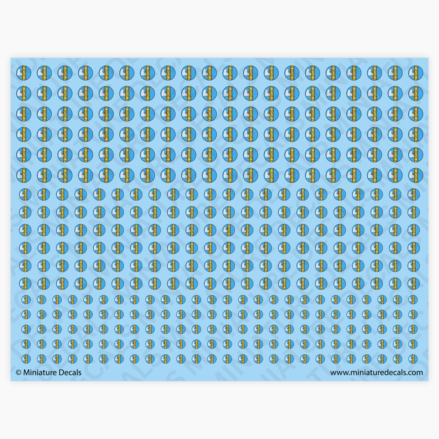 Roundel of Italy (1922–1940) Waterslide Decals