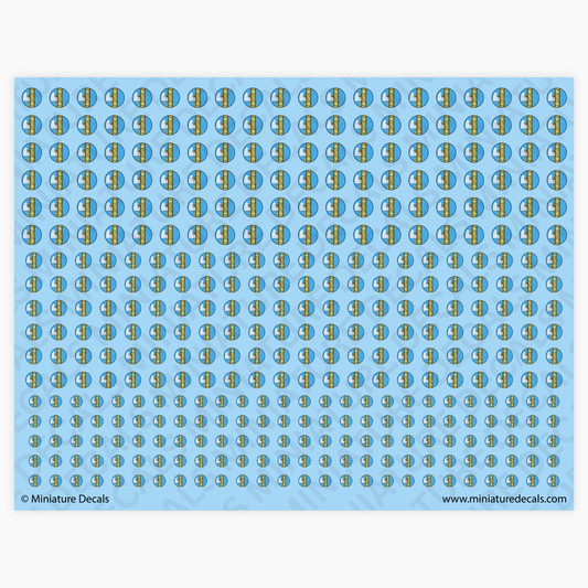 Roundel of Italy (1922–1940) Waterslide Decals