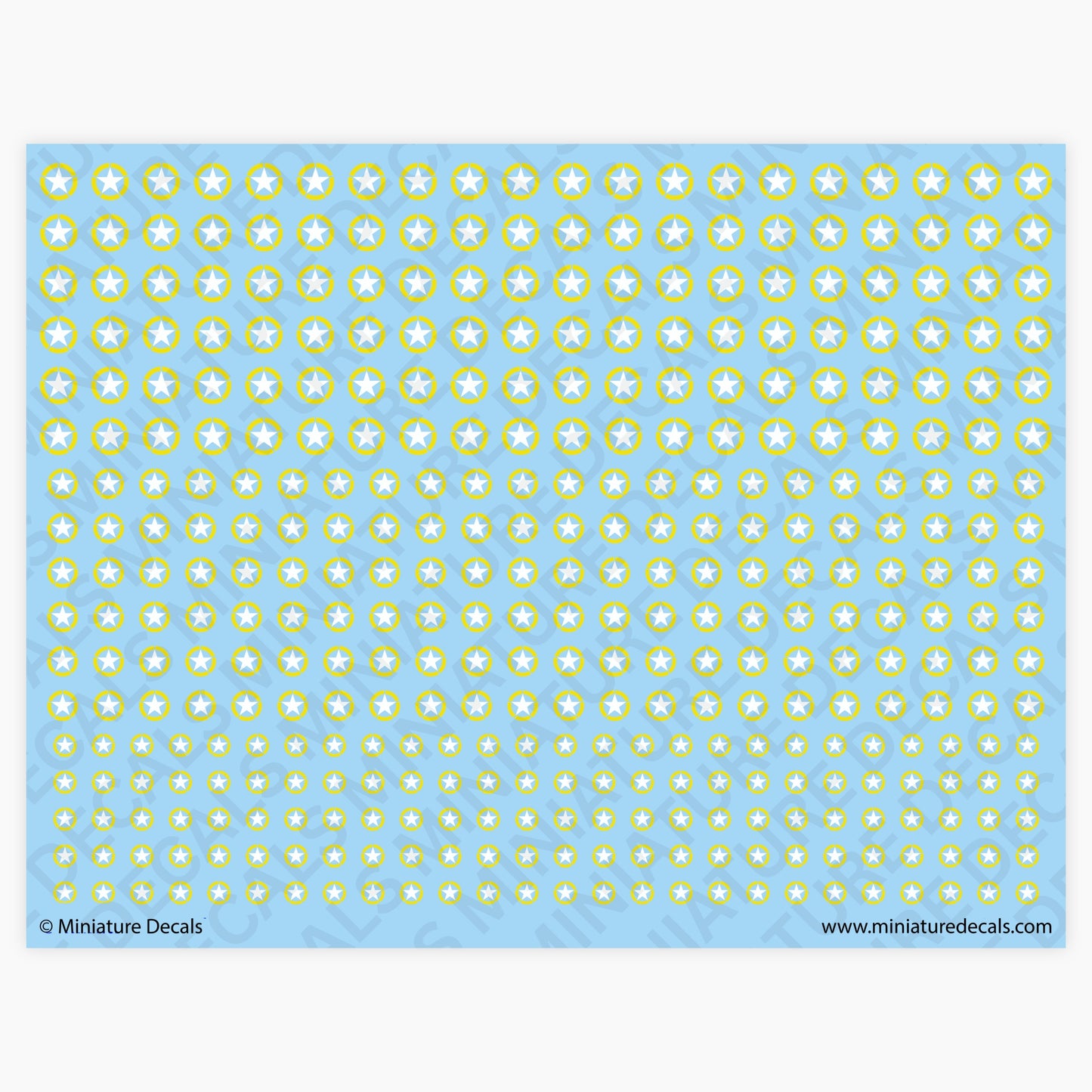 Allied Stars (white stars yellow stencil circles)