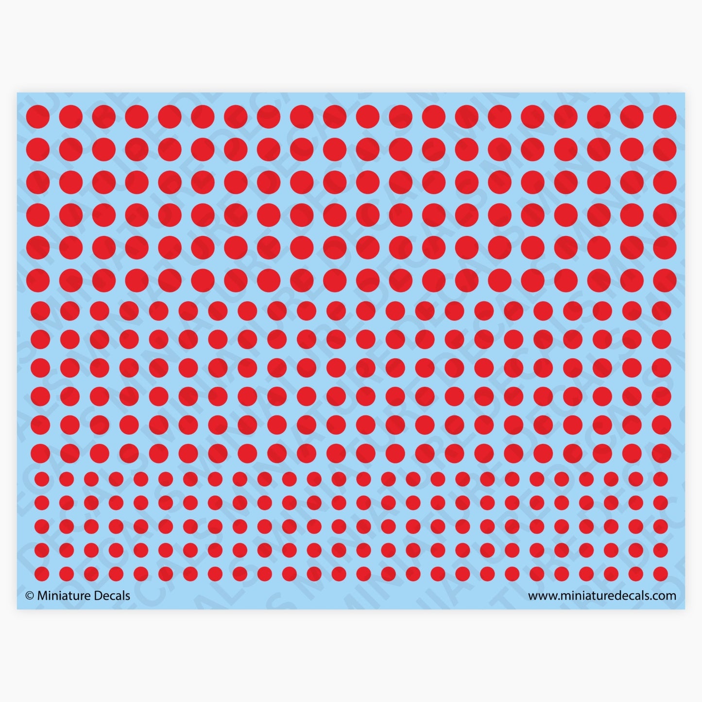 Red Sun Waterslide Decals