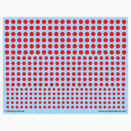 Red Sun Waterslide Decals