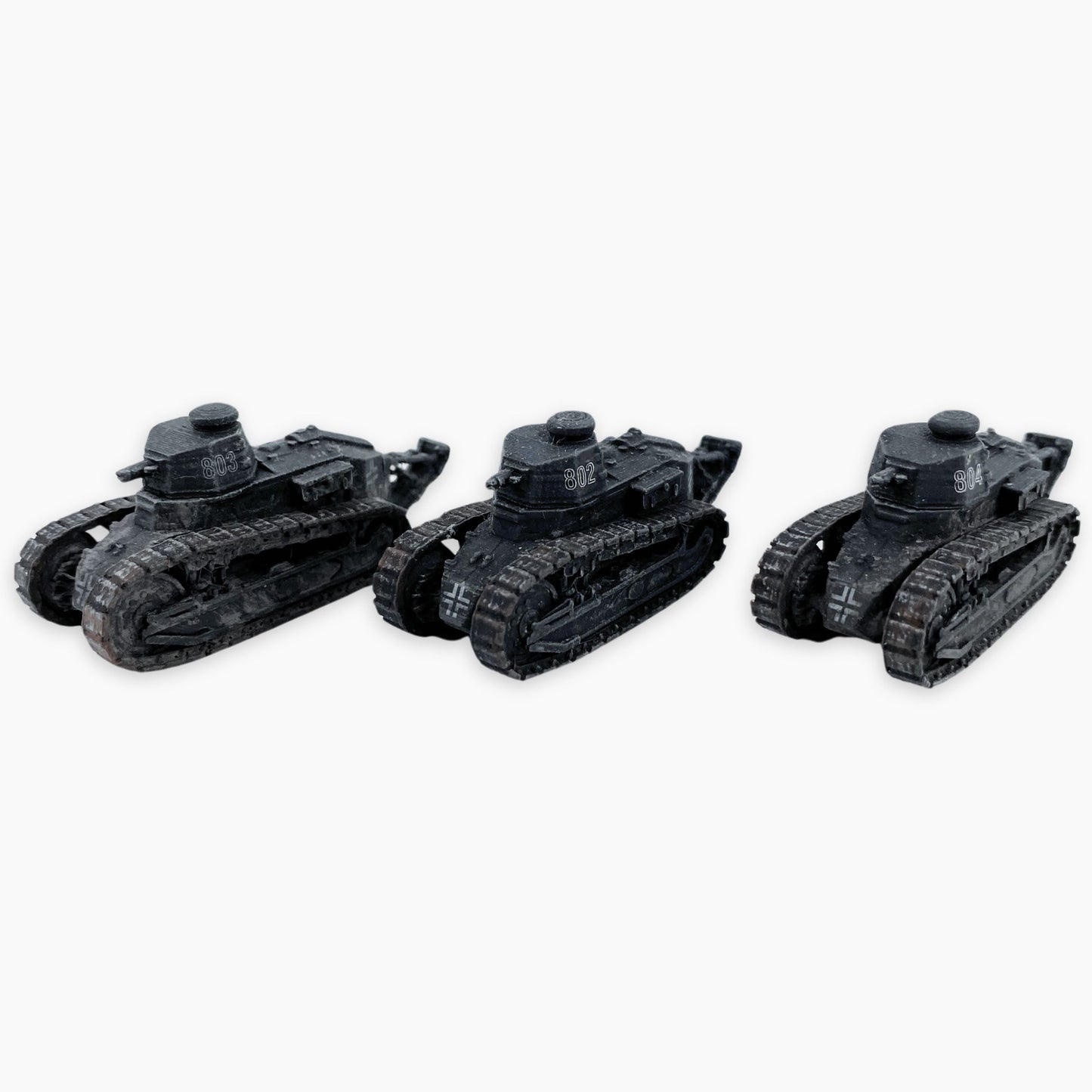 15mm Painted Renault FT17 Pack of 3