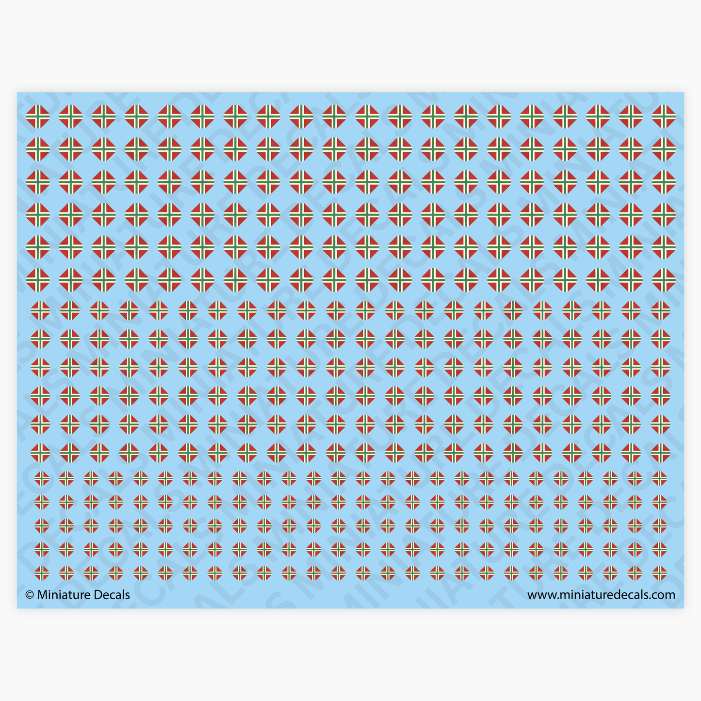 Hungarian Balkenkreuz Waterslide Decals (slim)