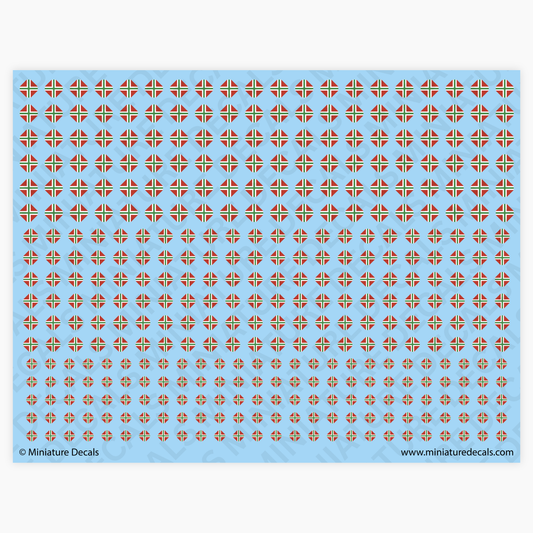 Hungarian Balkenkreuz Waterslide Decals (slim)