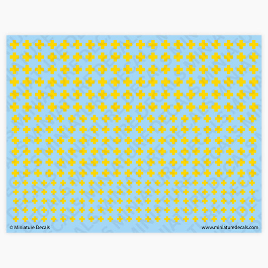 Balkenkreuz (early war yellow) Waterslide Decals