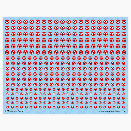 Roundel of United States (experimental) Waterslide Decals