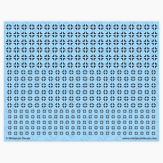 Balkenkreuz Bar Cross Waterslide Decals