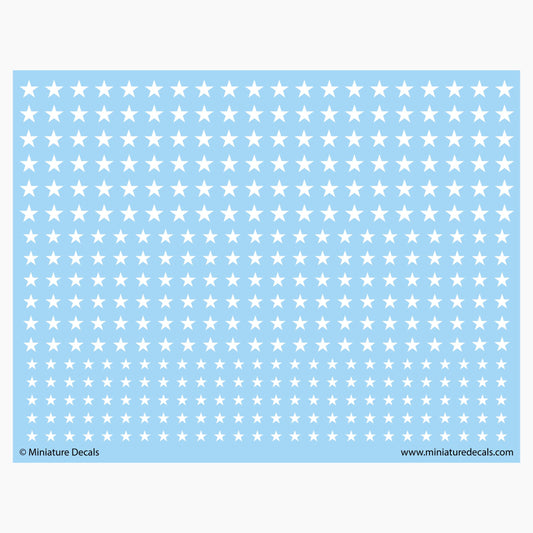 Allied Stars Waterslide Decals
