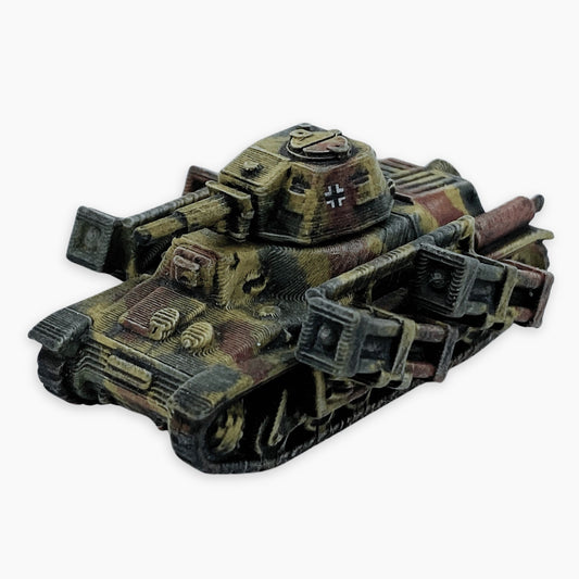 15mm Painted Panzerkampfwagen 38H(f) mit 28/32 cm Wurfrahmen