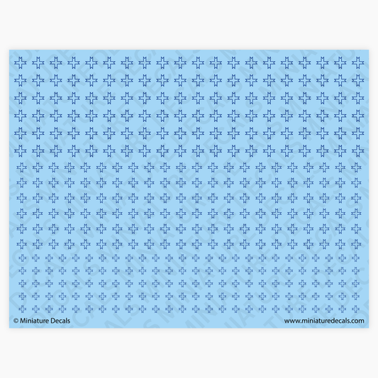Romanian King Michael Cross (outline) Waterslide Decals