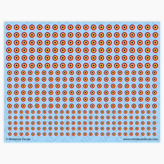 Roundel of Romania Waterslide Decals