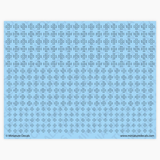 Iron Cross (outline) Waterslide Decals