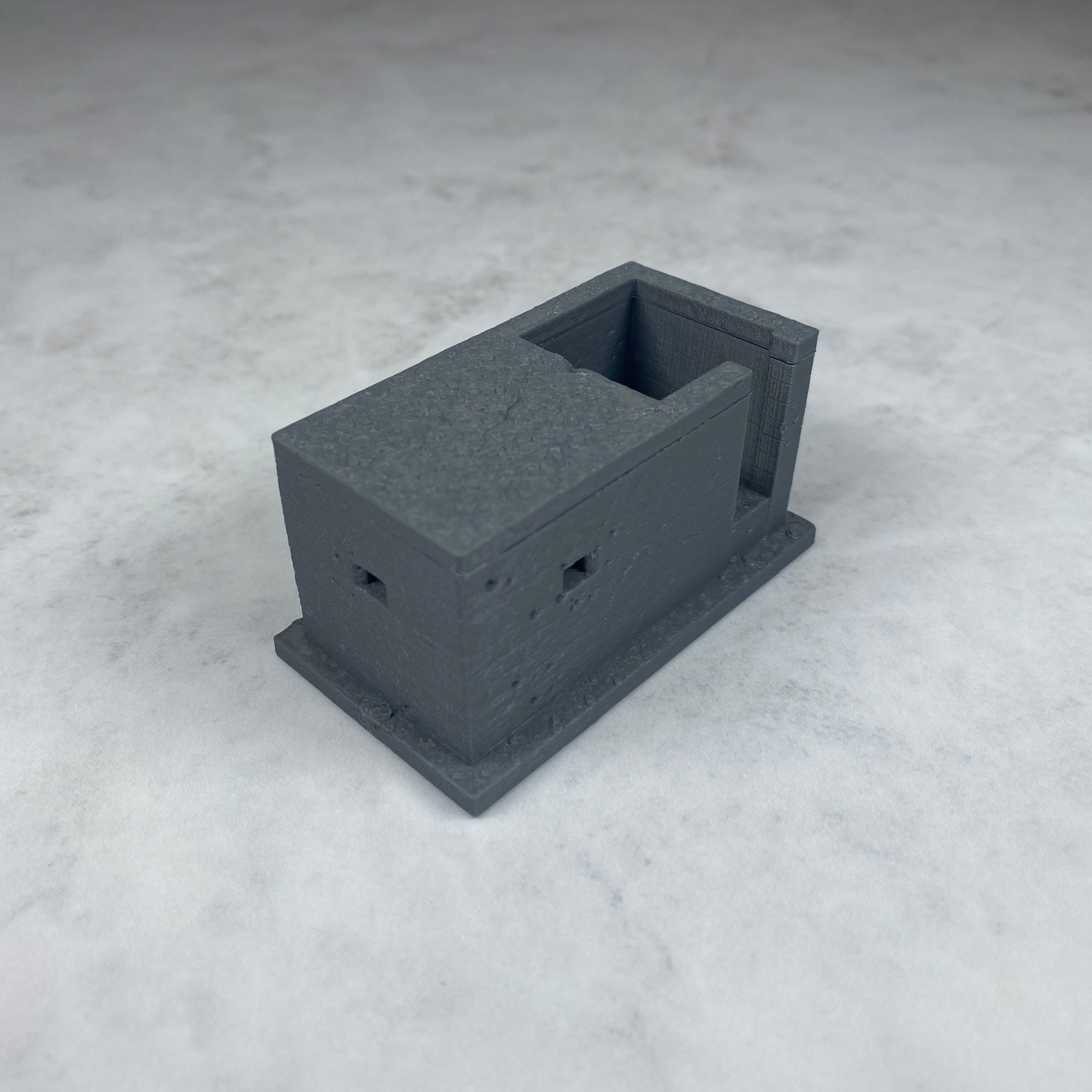 Anti Ricochet Cladding Type 23 Pillbox Anti-Ricochet Wall (damaged) – Miniature Tanks Company